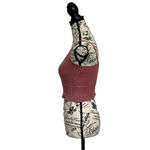 Brandy Melville brandy mellvile Pink Crop Top Knit Barbie Y2k Retro Boho Beach One Size Cruise Photo 2