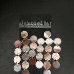 Nicole Miller  Earthy 3 Column Earrings,  unusual Photo 0