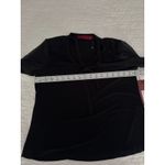 Love Scarlett Black Tie Neck Long Sleeve‎ Blouse Photo 3