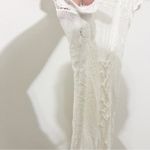 Vanessa Mooney  Claudette Dress White Lace Up Midi Size XS Photo 5