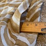 iLinen Classic Button Down Shirt Natural Zebra Size XS Tan Photo 8