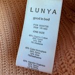Lunya Cozy Organic Cotton Silk Reversible Pullover Otium Lunya Sweater Medium Pink Photo 8