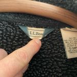 L.L. Bean Women's Sherpa Vegan Leather Coat Photo 5