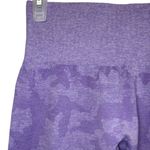 NVGTN Women's Athletic Seamless Leggings Purple Camo Yoga High Waisted Size SM Photo 2