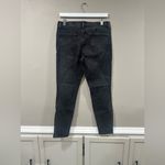 DKNY Charcoal City Skinny Jeans With Zipper Up Leg Photo 4