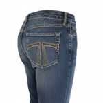 Seven7 Premium Denim Women's Flare Jeans Size 16 Blue Stretch Mid Rise Photo 4