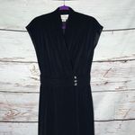 Bob Mackie Size 8 Elegant Classic Black - Rhinestone True Wrap Gown Dress Photo 1