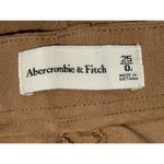 Abercrombie & Fitch  Tan Brown Pleated High Waisted Trousers Dress Pant Size 25 0 Photo 2