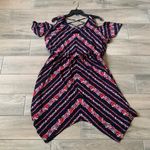 Maurice's Maurice floral stripe cold shoulder dress Photo 0