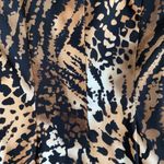 AB Studio Women’s Animal Print U-Neck MIdi Dress Size 6 NWT Photo 7