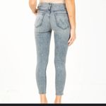 MOTHER Denim MOTHER The Looker Ankle Light Blue Skinny Jeans Photo 1