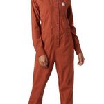 Topo Designs  Brick Orange Utility Coveralls Jumpsuit M Photo 1