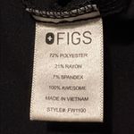 FIGS  XS Black Casma 3 Pocket Scrub Top Shirt FW1100 Photo 3