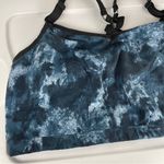 Livi Active Tie Dye Printed No Wire Sports Bra Sz 26/28 Black Blue Photo 7