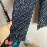 Talbots T by Size Small Snowflake Quilted Wrap Neck Pullover Sweatshirt Black Photo 4