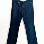 Stella McCartney  Seamed Dark Wash Flare Mid-Rise Jeans, Size 26 Photo 0