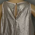 Jennifer Lopez Rose Gold Sequin Drop-Tail Hem Tank Size Large Photo 8