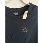 Aerie NWT OFFLINE By Logo Crew Neck T-Shirt In Black Size Medium Photo 1