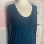 Forever 21  Teal Long Sleeve Baby Doll Dress Size Small Photo 1