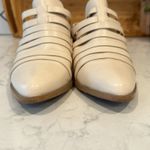 Sonoma Vitalize cream western bohemian almond toe mules stacked heel size 7 Photo 1