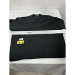 Womans Lillusory Pullover Long Sleeve Sweater Small Black Over Sized Heavy NWT Photo 5