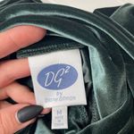 DG2 by Diane Gilman Y2K Green Velour Turtleneck Long Sleeve Mini Dress Size M Size M Photo 1