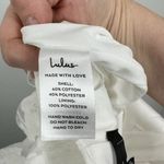 Lulus  White Floral Lace‎ Overlay Column Mini Dress Bridal Shower Wedding Size S Photo 9