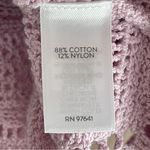 J.JILL Windsor Sweater Open Knit Crochet 3/4 Photo 10