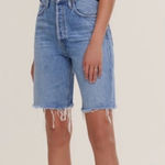 AGOLDE 90’s Women's Pinch Waist Shorts High Rise Straight Leg Size 33 Photo 0