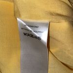 Anthropologie Maeve By  Double Breasted Blazer Jacket in Yellow, size 12 Photo 12