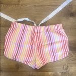 Xhilaration π©·ππ€ Striped Pink and White Bow Ribbon Tie Shorts - Size XS Photo 2