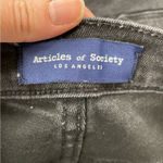 Articles of Society  Black Acid Wash Dylan Slim Jeans Womens 31 Denim Zip Fly Photo 9