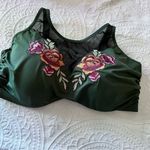 Boutique + ‎ By Jessica Milagros Plus Size Bikini top Green Photo 1