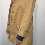 J.Crew Vintage 90s Khaki Snap-Buttoned Hooded Utility Trench Coat - 2P Photo 1