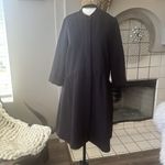 Tuckernuck  Black Stretch Crepe Royal baby doll Shirt Dress size small Photo 5