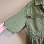 ZARA ✨  Safari Utility Playsuit Romper Olive Green XS Photo 4