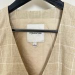 Madewell  Linen Cutaway Vest in Neutral Size US 8 Photo 3