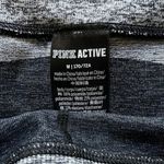 PINK - Victoria's Secret  Active Leggings Joggers Black Gray Size Med EUC #0846-AT Photo 2