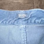 John Galt Light Blue Corduroy Mini Skirt Photo 2