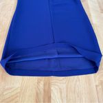 Reiss NWT  Andros Sheer Panel Shift Dress Sleeveless Ocean Blue Keyhole Slit 4 Photo 12