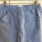 WILO THE LABEL Women's Light Blue Nylon Cargo Pants Drawstring Ankle Size XS Photo 1