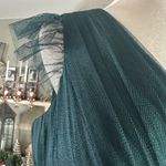 Revelry Cora Tulle Long Formal Maxi Dress Emerald Green Christmas Party Size 12 Photo 4