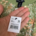 A pea in the pod Pea in the Pod Green Floral Tiered Maxi Dress NWT Sz. M Photo 5