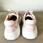 Maje  Faster Leather and Suede Trainers in Light Pink - Size 39 Photo 4