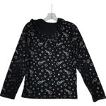 Candies Y2K Black Velour Star Logo Lounge Set Hoodie Flare Leg Pants Womens sz M Size M Photo 3