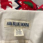 Little Blue House drawstring Fair Isle legging woman sleep loungewear pant Sz L Red Size L Photo 2