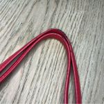 Tory Burch Michelle Tote Large Cherry Red Shoulder Bag Purse Photo 7