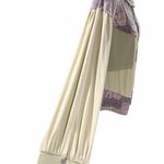 POL Pistachio and Cream Patchwork Knit Henley Top Photo 4