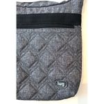 Lug Skipper Crossbody Bag Purse RFID Travel Grey Small Zip Quilted‎ Adjustable Photo 3