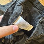 Aeropostale  Charcoal Distressed Cropped Jeans Photo 3